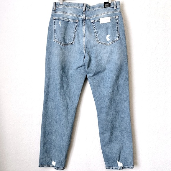 CURRENT ELLIOTT C/E Original Boyfriend Jeans Whitewashed Sunny Destructe… - Picture 6 of 9